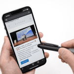 Orion I Sleek Graphite Aluminum Pen with Built-in Stylus - Image 4