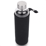 Crysto | Premium Glass Bottle with Carry Sleeve - Image 3