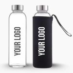 Crysto | Premium Glass Bottle with Carry Sleeve