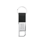 Clevis | Hook Lock Metal Keyring with Leather Strap - Image 2