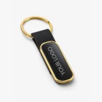Aura | Gilded edges & ribbed band keychain - Image 2