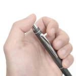 Biro | Sleek Design Recycled Aluminum Click-action Ballpen - Image 4