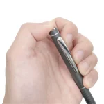 Biro | Sleek Design Recycled Aluminum Click-action Ballpen - Image 5