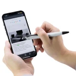 Eira I Frost Coated Premium Aluminum Ballpen + Stylus - Image 4