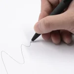 Glacia | Frost Coated Recycled Aluminum Bamboo Ballpen - Image 4